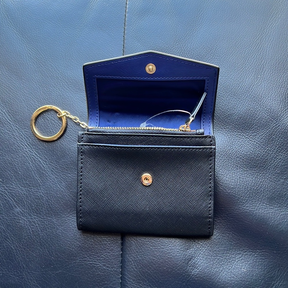 Lodis black leather wallet